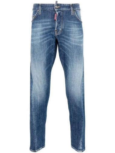 Sexy Twist Skinny Jeans Blue - DSQUARED2 - BALAAN 1