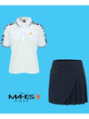 Logo Gold Label Royal Signature All Coordination Set Women s Short Sleeve T Shirt White GS60661 9268 - MAHES - BALAAN 1