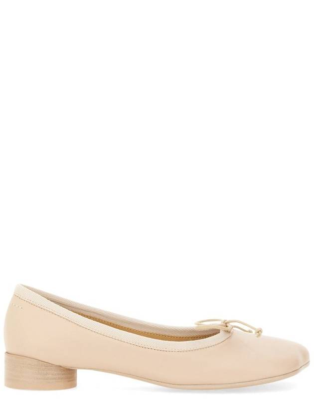 Leather Ballerina Flats Beige - MAISON MARGIELA - BALAAN 2