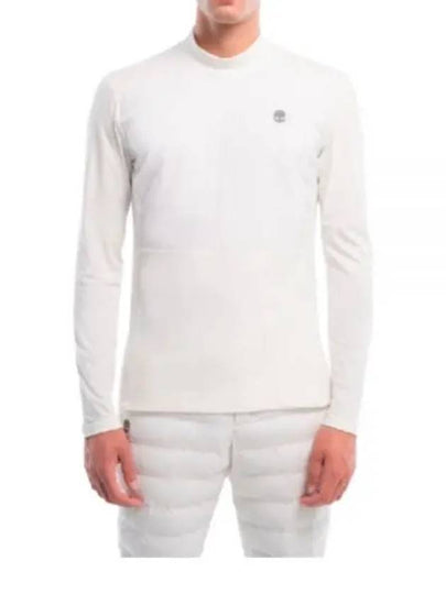 Tech Skull Roll Neck Long Sleeve T-Shirt White - HYDROGEN - BALAAN 2