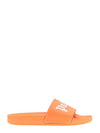 Logo Print Slippers Orange - PALM ANGELS - BALAAN 2