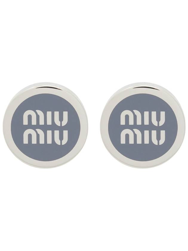 Earrings 5JO9122F6TF0KUQ Gray - MIU MIU - BALAAN 2