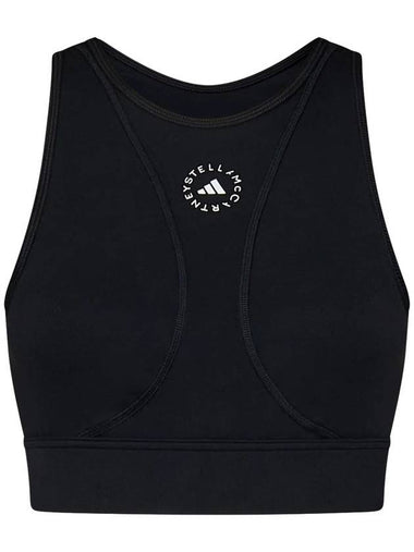 Women s By Stella McCartney True Strength Yoga Cropped Sleeveless Black - ADIDAS - BALAAN 1