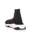 Speed Trainer  High Top Sneakers Black White - BALENCIAGA - BALAAN 4