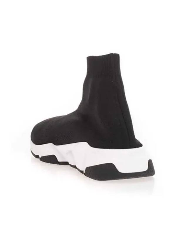 Speed Trainer  High Top Sneakers Black White - BALENCIAGA - BALAAN 4