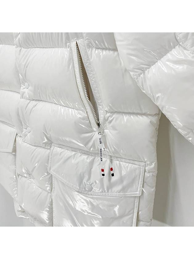 Men s Logo Patch CHIABLESE Down Padded Jacket White 1A00162 5963V 031 - MONCLER - BALAAN 5