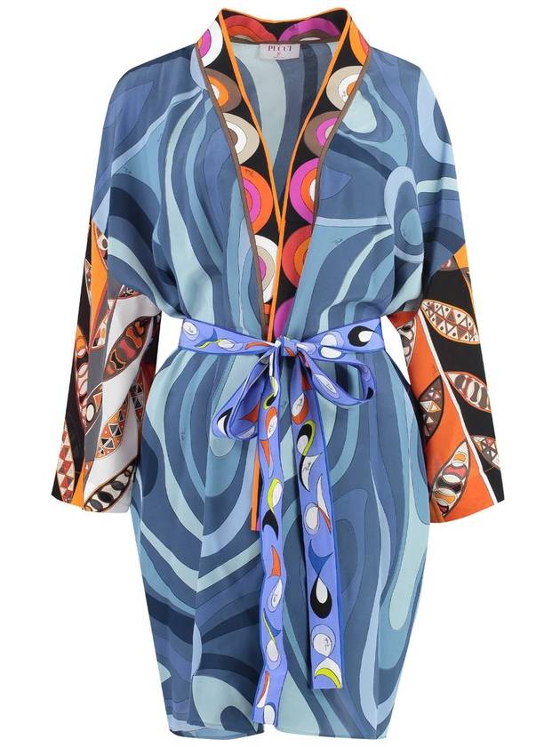 Pucci Printed Silk Night Gown - EMILIO PUCCI - BALAAN 1