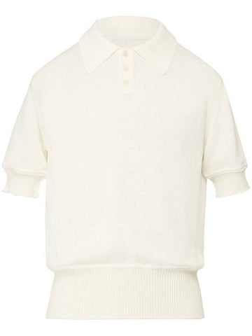 Men's Knit PK Shirt Offwhite - MAISON MARGIELA - BALAAN.