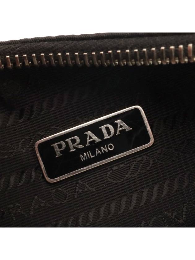 Re edition Black Nylon Saffiano Trimming Hobo 2WAY 1BH204 - PRADA - BALAAN 9