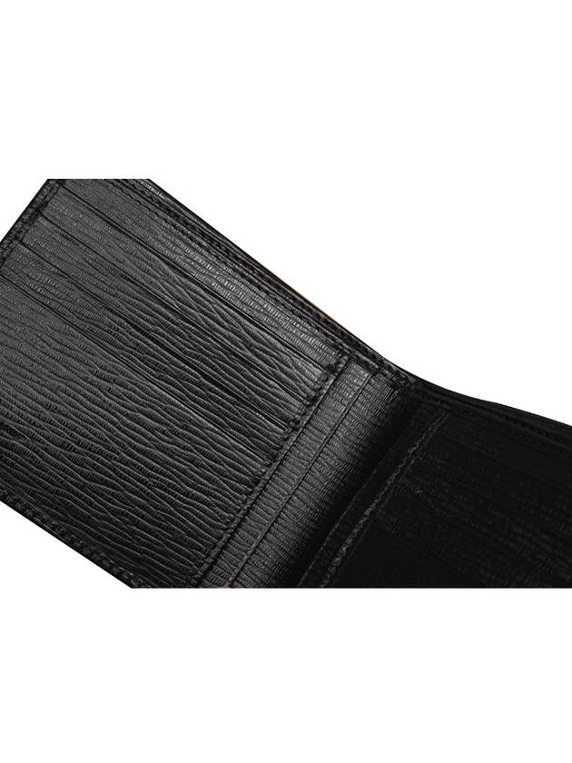 Gancini Half Wallet Black - SALVATORE FERRAGAMO - BALAAN 8