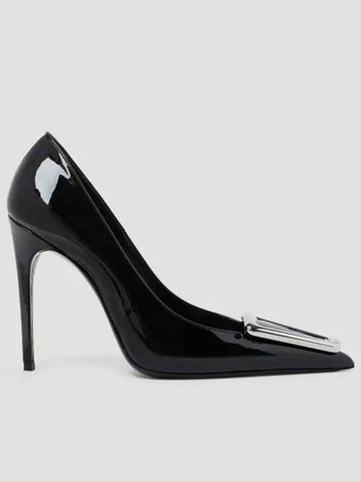 Women's Avenue Patent Leather Pumps Black - SAINT LAURENT - BALAAN 2