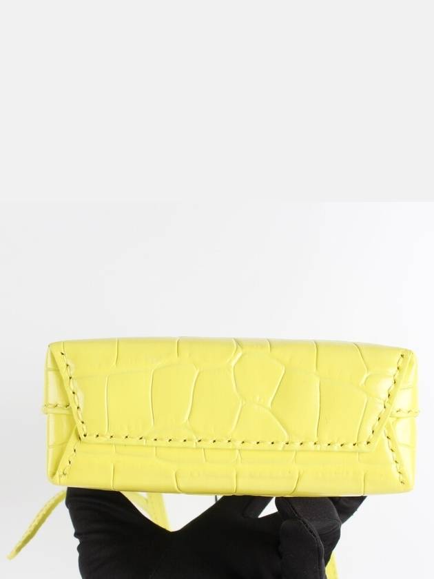 Crocodile cross bag yellow - BALENCIAGA - BALAAN 6