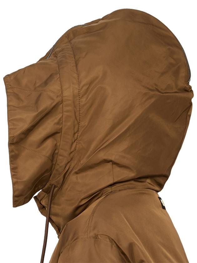 Agora Hooded Padding Brown - MAX MARA - BALAAN 11