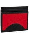 Men's Kios Logo Card Wallet Red Black - CHRISTIAN LOUBOUTIN - BALAAN 4