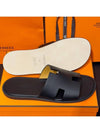 Men's Izmir Sandals Calfskin Classic Black - HERMES - BALAAN 6