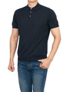 Men's Cotton Polo Shirt Navy - DRUMOHR - BALAAN 6