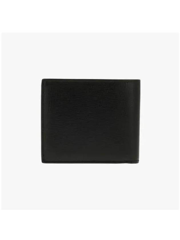 Logo Leather Half Wallet Black - BOTTEGA VENETA - BALAAN 5