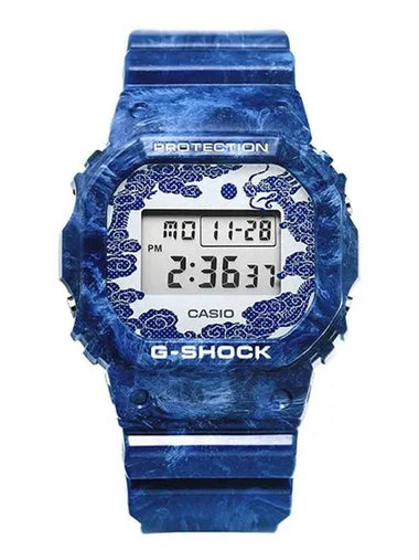 Watch DW 5600BWP 2 5600 Series x Subcrew Blue and White Men's Urethane Watch - G-SHOCK - BALAAN 1