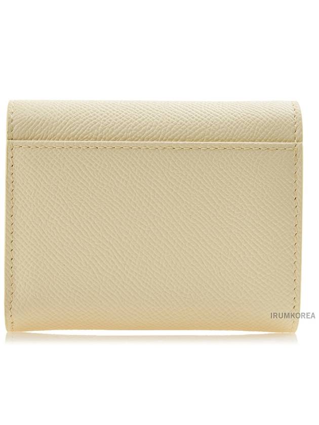 Stitch Leather Tri-Fold Half Wallet Yellow - MAISON MARGIELA - BALAAN 4