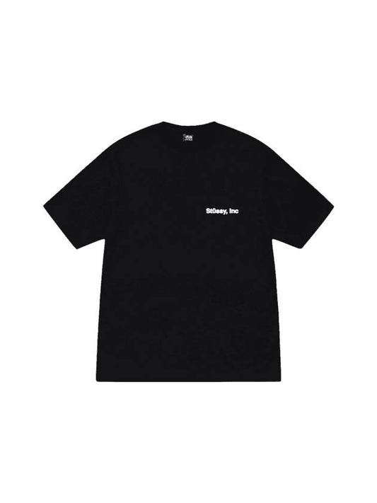 Wiki Screen Print Short Sleeve T-Shirt Black - STUSSY - BALAAN 1