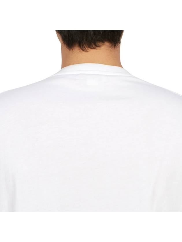 Girocolo Logo Short Sleeve T-Shirt White - ALEXANDER MCQUEEN - BALAAN 8