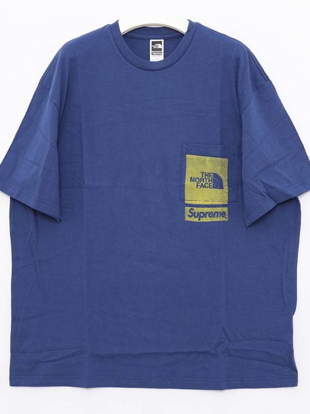 SS23KN2 NAVY collaboration t shirt - SUPREME - BALAAN 3