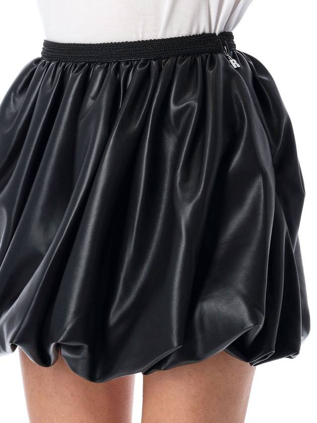 BALOON MINI SKIRT ECO LEATHER - ROTATE - BALAAN 3