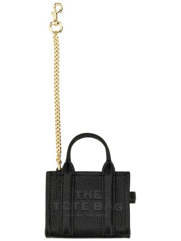 The Nano Tote Bag Charm Black - MARC JACOBS - BALAAN 4