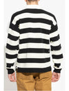 Men's Striped Cotton Polo Shirt Ivory Black - GUCCI - BALAAN 5