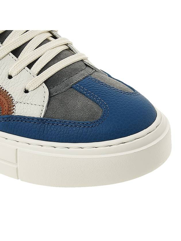 Gancini logo patch sneakers BORG5 MEDITERRANEO 0757670 - SALVATORE FERRAGAMO - BALAAN 9