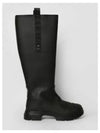 Recycle Rubber Long Boots Black - GANNI - BALAAN 2