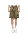 Homme Leopard Shorts Brown - DIOR - BALAAN 2