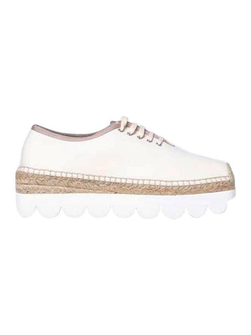 Espadrille Wedge Low Top Sneakers White - MARNI - BALAAN 1