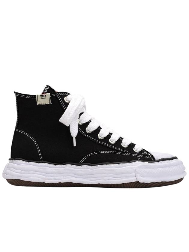 Peterson 23 OG Sole Canvas High Top Sneakers Black - MIHARA YASUHIRO - BALAAN 2