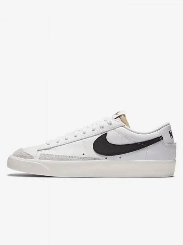 Blazer Low 77 Vintage Low Top Sneakers White Black - NIKE - BALAAN 2