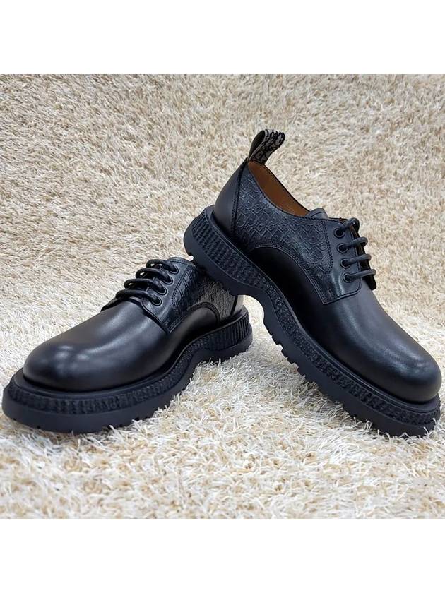24 ss Leather Lace-Up Shoes WITH Cone Oblique Motif 3DE373ZXK900 B0651017626 - DIOR - BALAAN 2