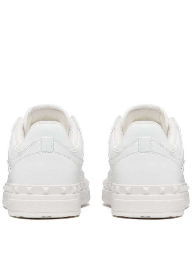 Freedots Calfskin Low Top Sneakers White - VALENTINO - BALAAN 4