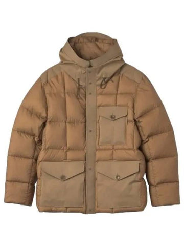 Cargo combo down jacket brown jumper - TEN C - BALAAN 1