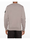 Wappen Patch Garment Dyed Sweatshirt Grey - STONE ISLAND - BALAAN 7