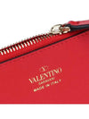 Rockstud Flap Clutch Bag Red - VALENTINO - BALAAN 10