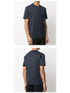 Logo Patch Short Sleeve T-Shirt Navy - STONE ISLAND - BALAAN 6