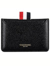 Pebble Grain Leather Mirror Case Black - THOM BROWNE - BALAAN 1