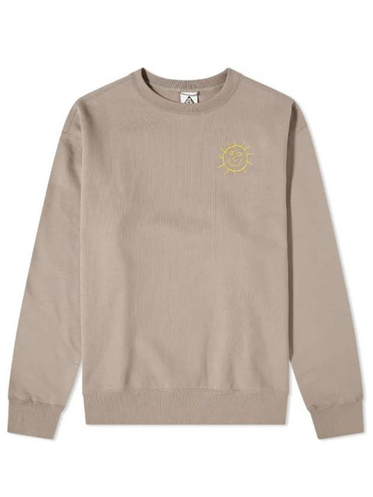 ACG Sunshine Graphic Fleece Sweatshirt Beige - NIKE - BALAAN.