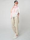 One Tuck Baggy Pants Light Beige - ATHPLATFORM - BALAAN 3