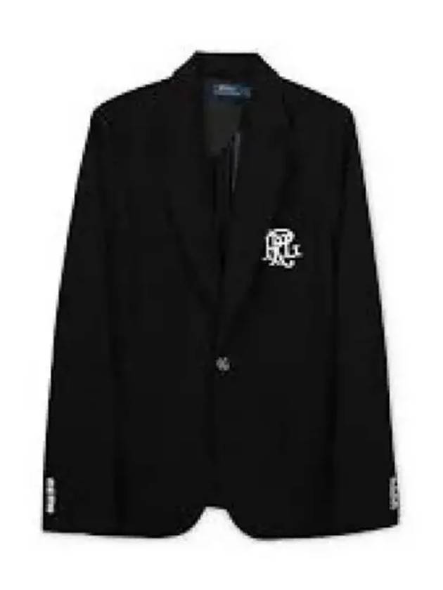 30 points W double knit jacquard blazer black - POLO RALPH LAUREN - BALAAN 2