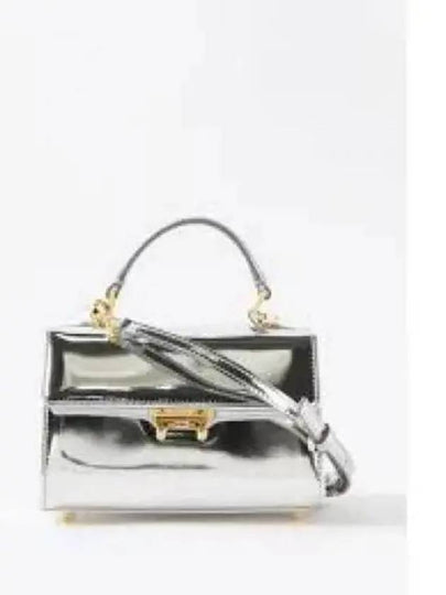 Relativity Mirror Leather Tote Bag Silver - MARNI - BALAAN 2