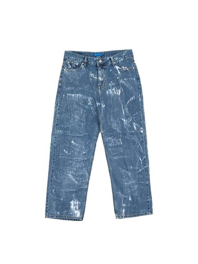 White Painting Denim Pants Blue - NBNC - BALAAN 2