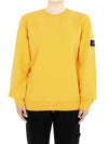 Stone Waffen Patch Round Neck Sweatshirt (Yellow) 811661320 V0030 14A - STONE ISLAND - BALAAN 2