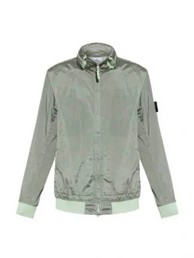 Men's Logo Patch Nylon Metal Zip-up Jacket Light Green - STONE ISLAND - BALAAN 2