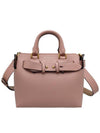 Women s 8007931 Pink Leather Mini Belt Bag - BURBERRY - BALAAN 1